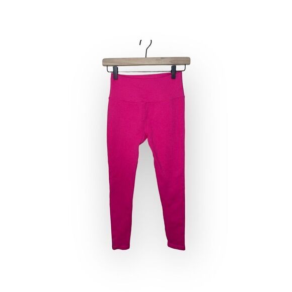 Spiritual Gangster Pink Ribbed Leggings Tights - M/L - Picture 1 of 4